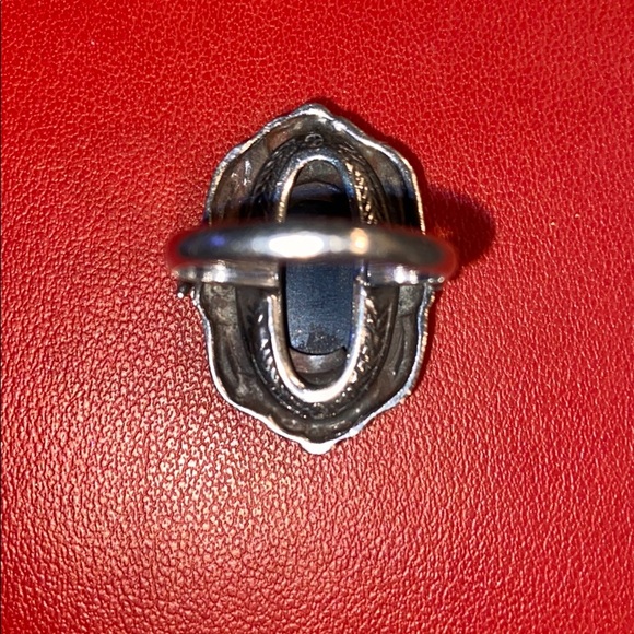 Vintage estate sterling silver opera ring - Picture 7 of 10